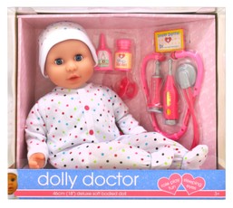 DOLLSWORLD Lėlytės DOLLY gydymo rinkinys, 46 cm
