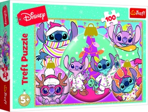 TREFL DISNEY STITCH Dėlionė „Kalėdos“, 100 det.