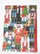 Kalėdinis dovanų maišelis „Christmas Nutcracker“, įvairių spalvų, 32,4 cm