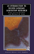 Larsen-Freeman, D: Introduction to Second Language Acquisiti