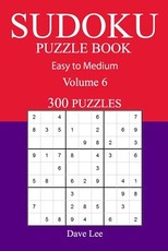 300 Easy to Medium Sudoku Puzzle Book