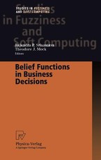 Belief Functions in Business Decisions