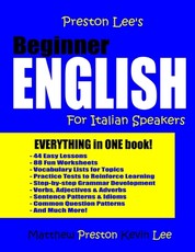 Preston Lee's Beginner English For Italian Speakers
