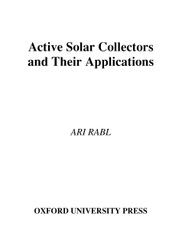 Active Solar Collectors and Their Applications