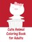 Cute Animal Coloring Book For Adults