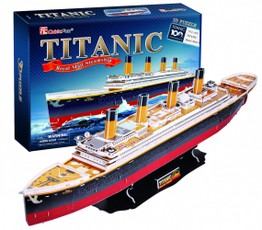 Didelė 3D dėlionė „Titanikas”
