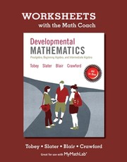 Worksheets with the Math Coach for Developmental Mathematics