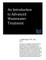 An Introduction to Advanced Wastewater Treatment
