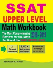 SSAT Upper Level Math Workbook 2018 - 2019