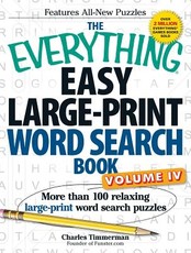 The Everything Easy Large-Print Word Search Book, Volume IV