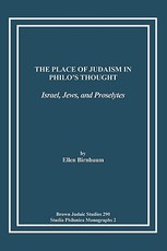 The Place of Judaism in Philo's Thought