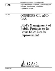 Onshore oil and gas