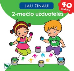 Jau žinau. 2-mečio užduotėlės. 40 lipdukų
