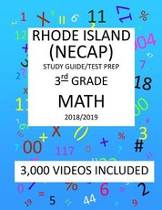 3rd Grade RHODE ISLAND NECAP TEST, 2019 MATH, Test Prep