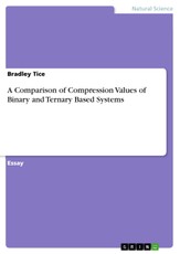 A Comparison of Compression Values of Binary and Ternary Based Systems