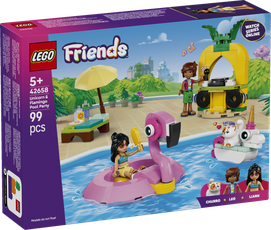 LEGO Friends Unicorn & Flamingo Pool Party