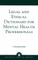 Legal and Ethical Dictionary for Mental Health Professionals