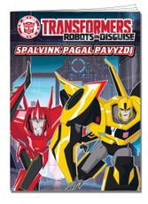 Transformeriai. Spalvink pagal pavyzdį