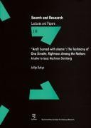 "And I burned with Shame": The Testimony of Ona Simaite, Righteous Among the Nations