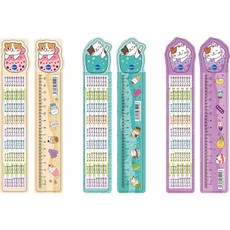 Lanksti liniuotė-skirtukas CENTRUM „Cute Cat“, 15 cm