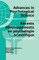 Advances in Psychological Science, Volume 2