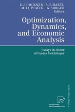 Optimization, Dynamics, and Economic Analysis