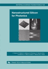 Pavesi, L: Nanostructured Silicon for Photonics