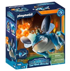 Schleich Dragons 71082 — Plowhorn ir D39 Angelo figūrėlių rinkinys
