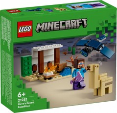 LEGO Minecraft 21251 Steve'o dykumos ekspedicija