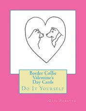 Border Collie Valentine's Day Cards
