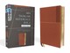 Niv, Thinline Reference Bible, Large Print, Leathersoft, Brown, Red Letter, Comfort Print