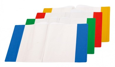 Aplankalai su spalvotais kraštais A5  5vnt.