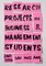Research Projects for Business & Management Students