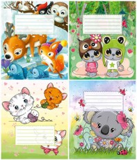 Sąsiuvinis 2 klasei, 12 lapų, linija