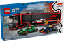 LEGO City F1 Truck with RB20 & AMR24 F1 Cars