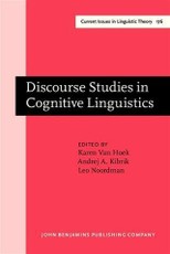 Discourse Studies in Cognitive Linguistics