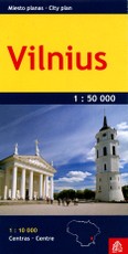 Vilnius. Kišenėje telpantis miesto planas M 1: 50 000