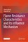 Flame Resistance Characteristics and Its Influence Mechanism