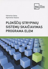 Plokščių strypinių sistemų skaičiavimas programa ELEM