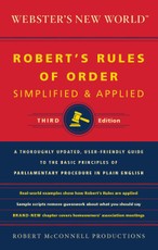 Webster's New World: Robert's Rules of Order