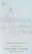 Apaštališkasis laiškas Mane Nobiscum Domine