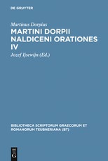 Orationes IV, Cum Apologia Et Litteris Adnexis