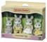 SYLVANIAN FAMILIES Šilkinių triušiukų šeimynėlė