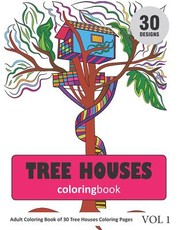 Tree Houses Coloring Book