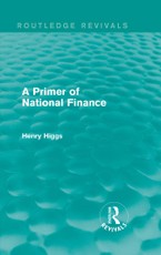 Higgs, H: Primer of National Finance