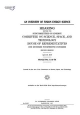 An overview of fusion energy science