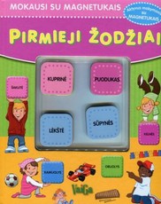 Pirmieji žodžiai. Mokausi su magnetukais