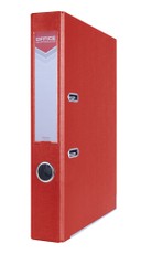 Segtuvas su metaliniu apvadu A4 50mm raudonas