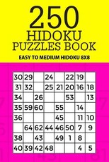 250 Hidoku Puzzle Book