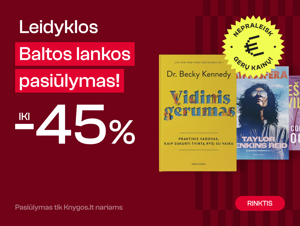 Leidyklos BALTOS LANKOS knygoms iki -45%!